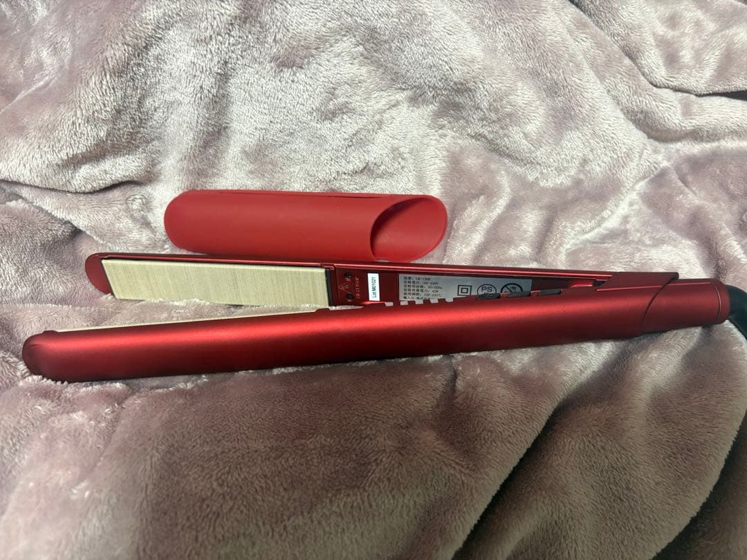 【mark】radiant LITE ストレートヘアアイロン レッド