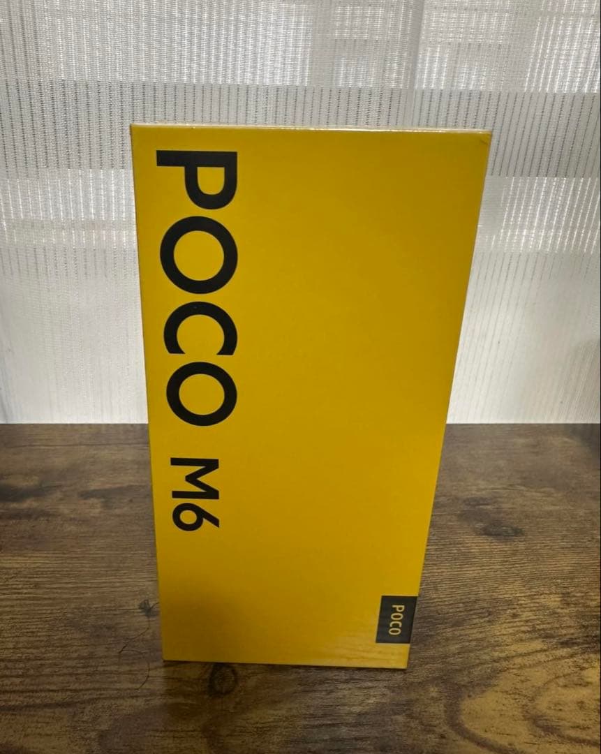 POCO M6（未使用＆未開封・黒色） New and unpacking