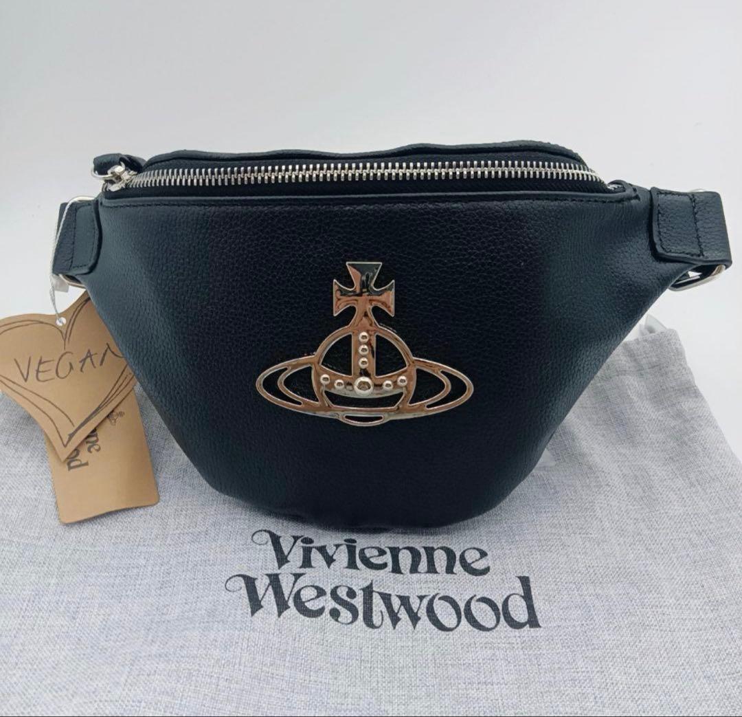 Vivienne Westwood ブラック ボディバッグ ウエストポーチ