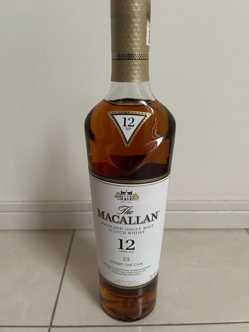 The Macallan 12年 シェリーオーク 750ml 新品未開封