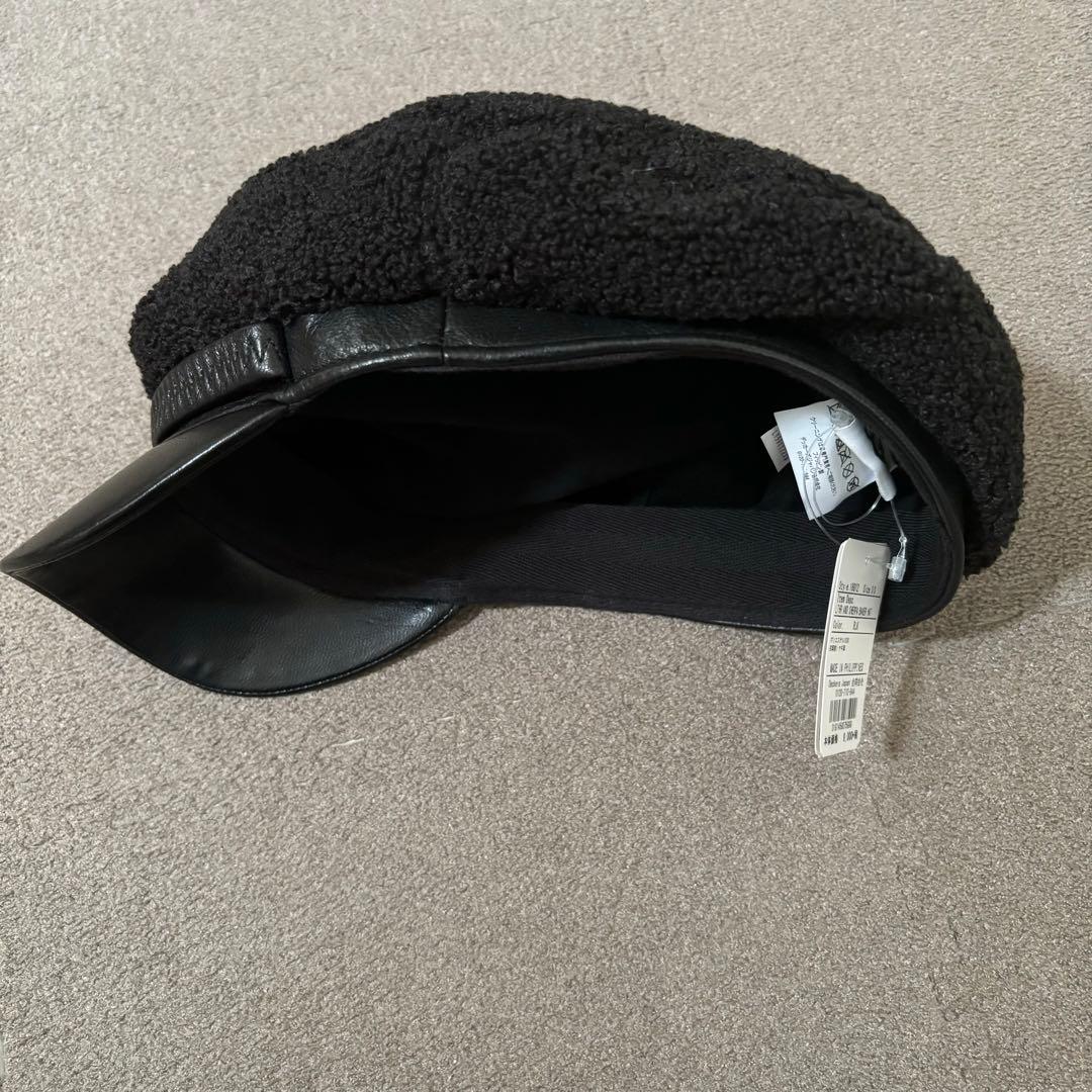 激レア希少UGG LTHR AND SHERPA BAKER HAT UGG帽子