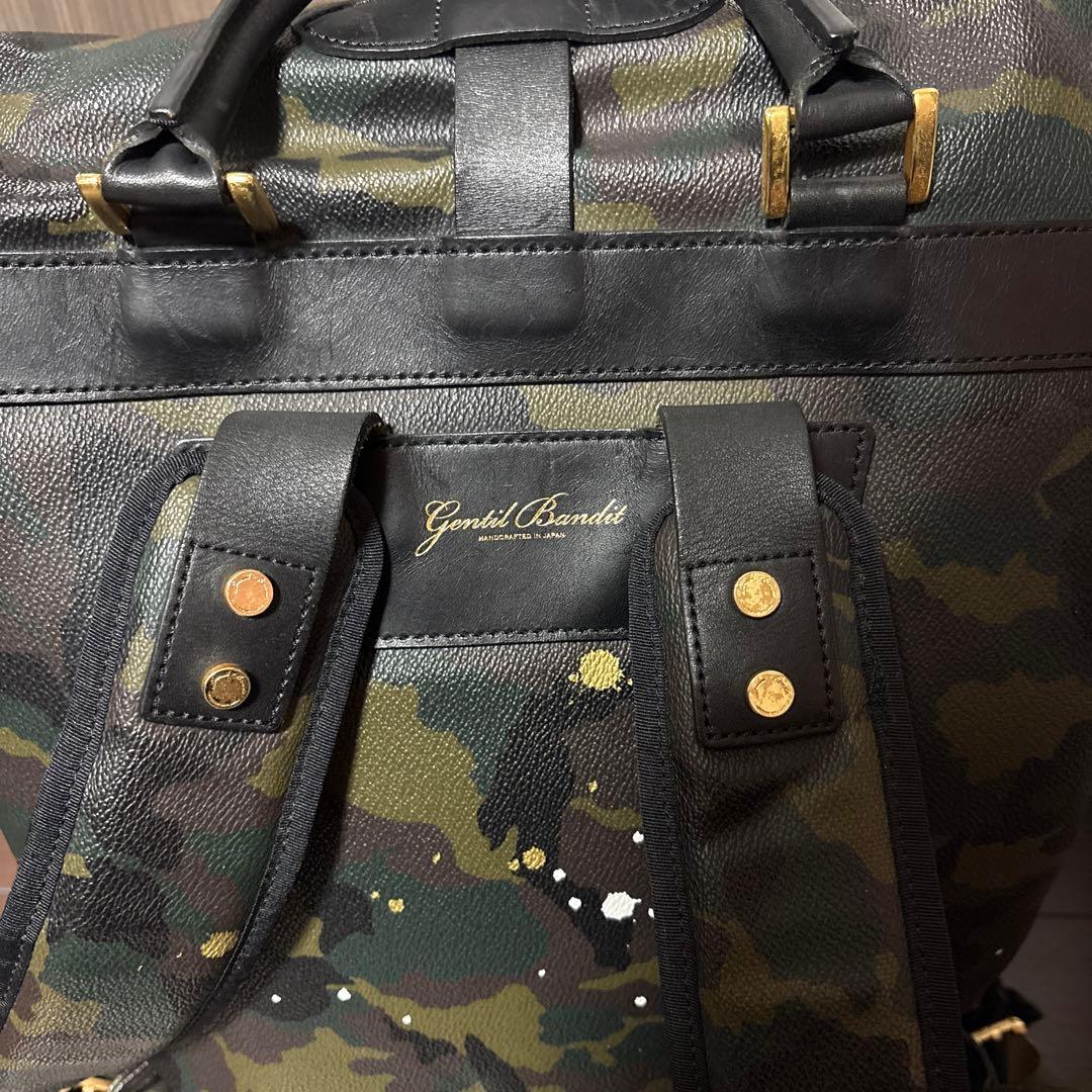 GENTIL BANDIT迷彩柄ロールトップリュック