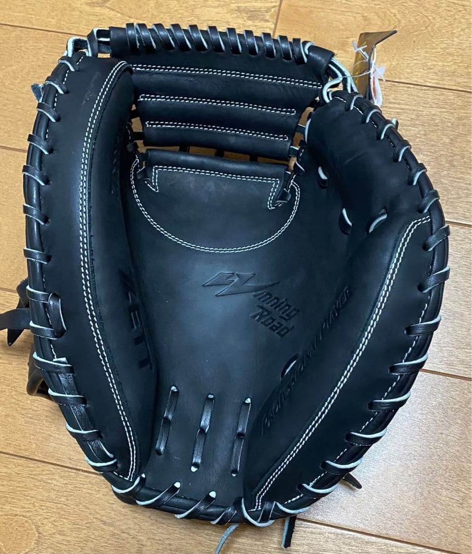 軟式キャッチャーミット　ZETT 未使用　黒