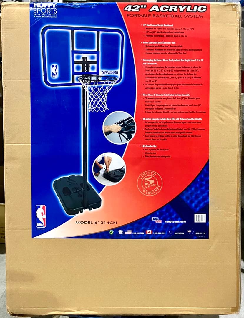 Huffy Sports Spalding 42バスケットゴール