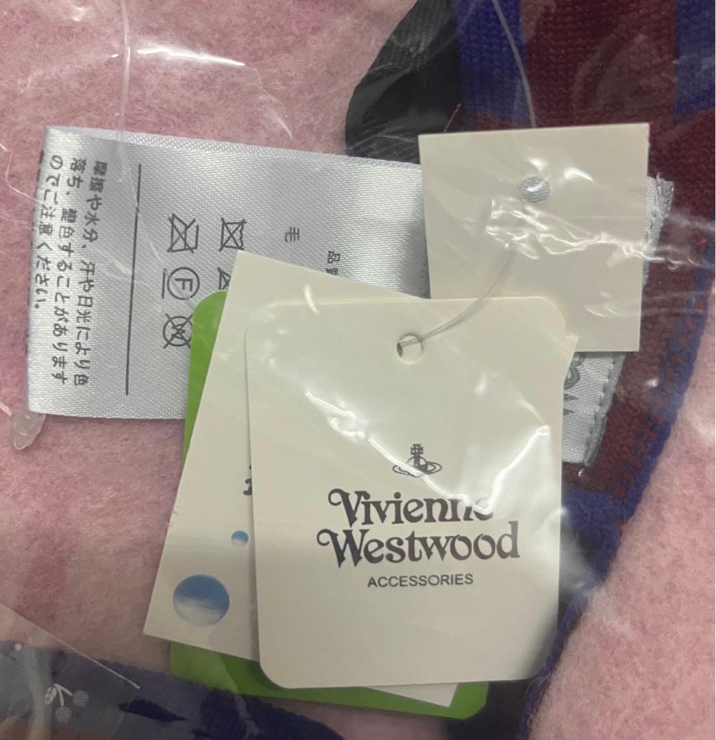 ヴィヴィアンウエストウッド ラインORB刺繍 バスクベレー ピンク