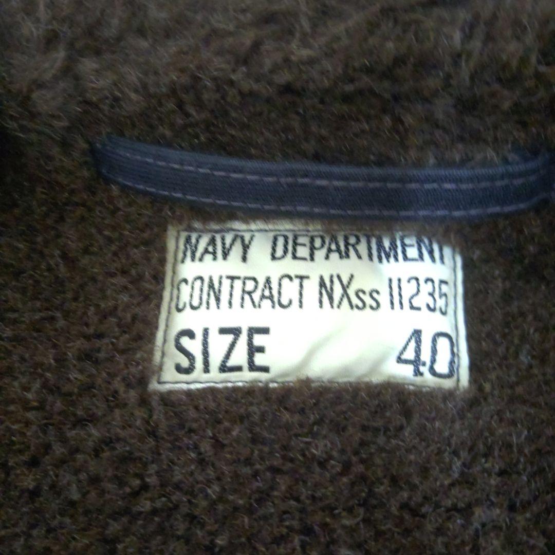 ジャケット・アウター THE REAL McCOY'S N-1 DECK JACKET NAVY