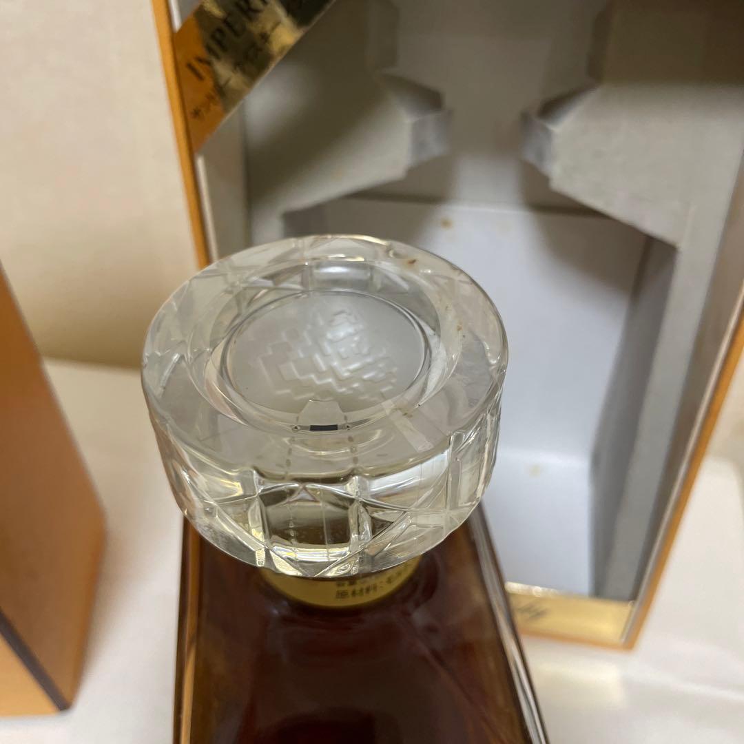 りんりん專用 サントリー インペリアル ウイスキー カガミクリスタル 600ml