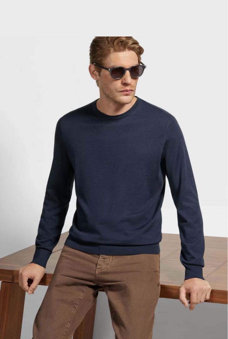 【早い物勝ち‼️】3点セットErmenegildo zegna クルー、タートル