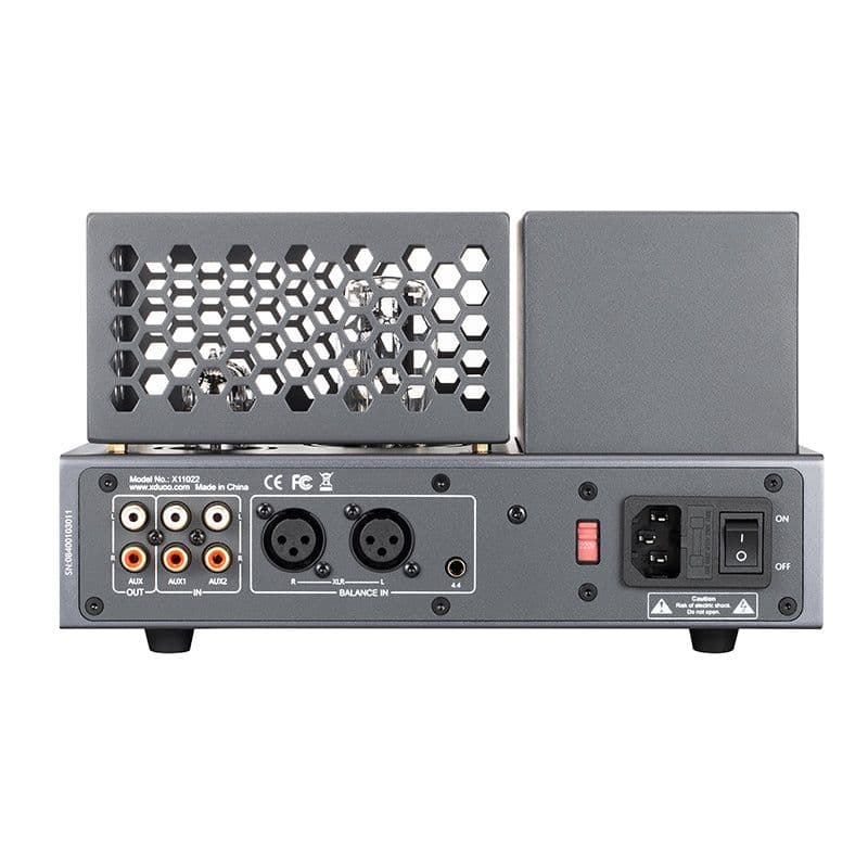 ジャンク品　真空管アンプ グレー