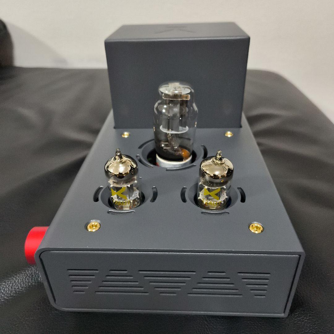 ジャンク品　真空管アンプ グレー