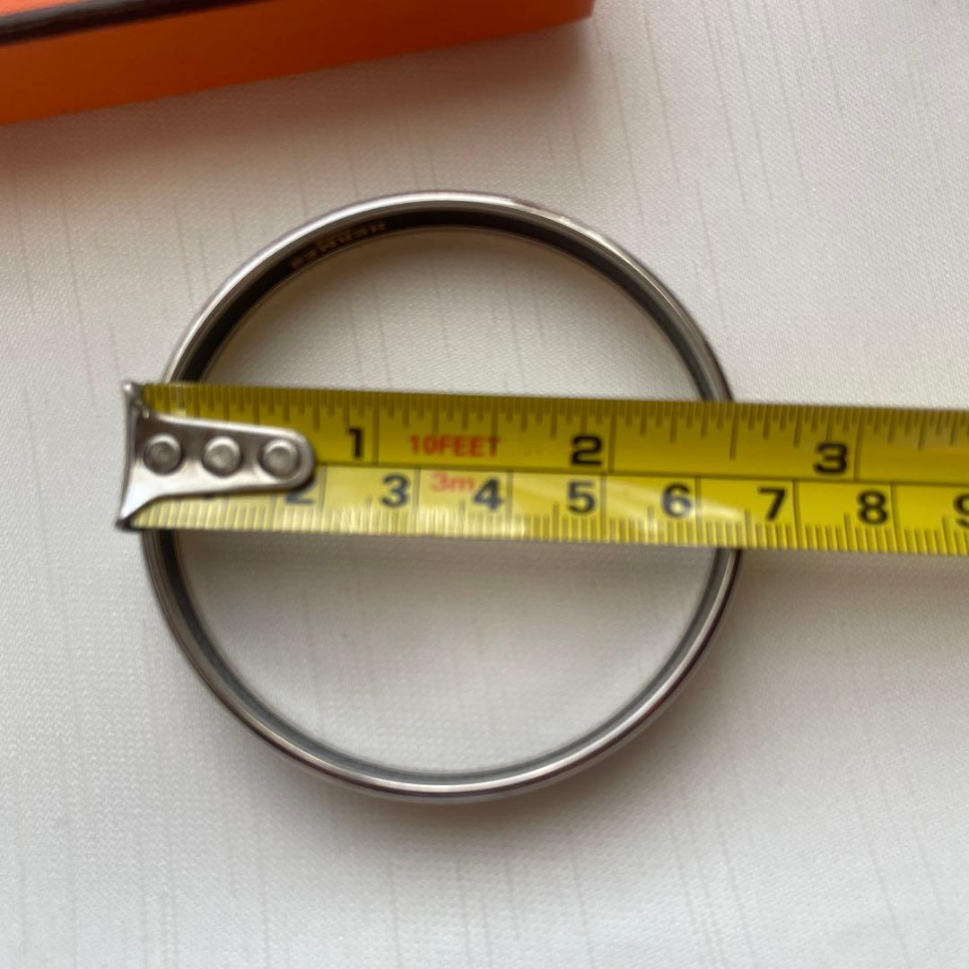 HERMES バングル ブラック・ホワイト　エマイユPM