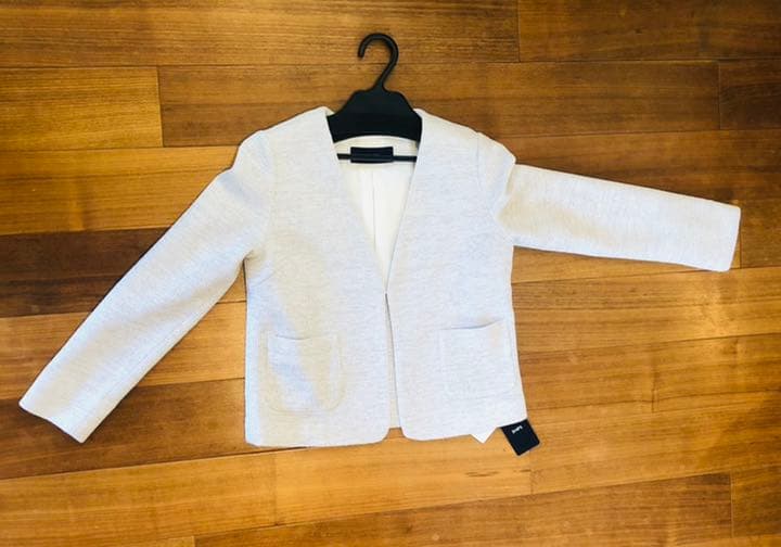☆SHIPS☆新品未使用タグ付き☆ツイードノーカラージャケットセットアップ