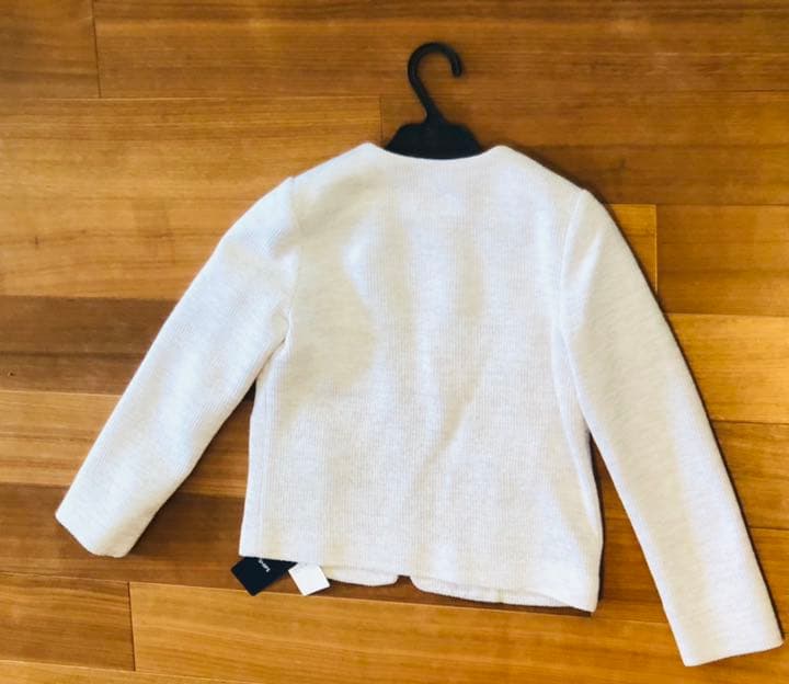 ☆SHIPS☆新品未使用タグ付き☆ツイードノーカラージャケットセットアップ