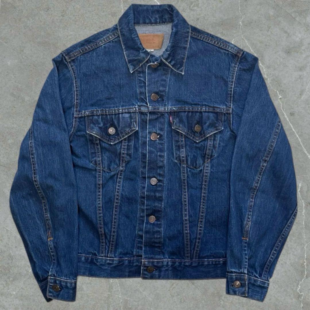 濃紺極美品 70sリーバイス 70505 USA製 布ケアタグ ビッグE直後38