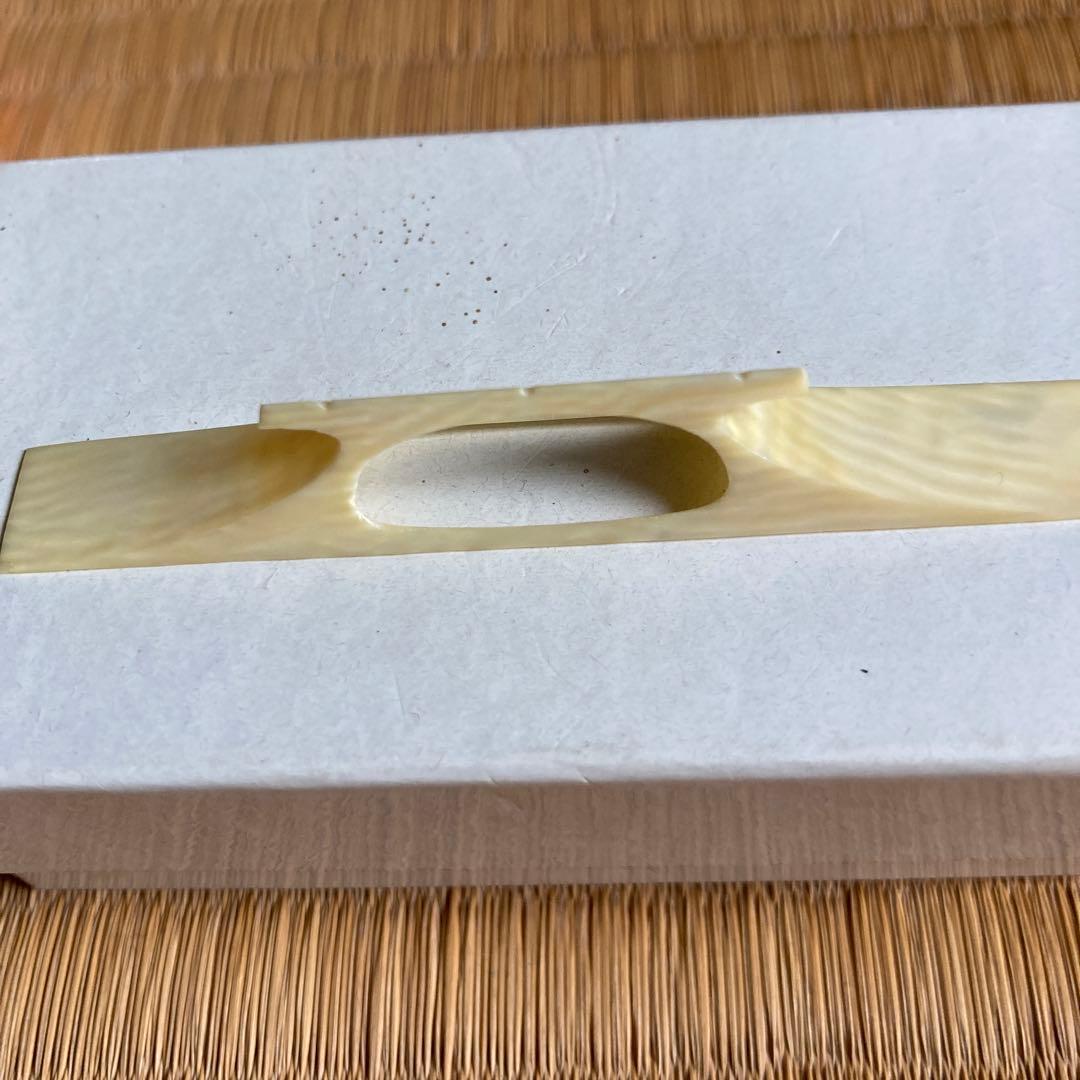 自然素材の三味線の三絃駒 3個セット ケース付き