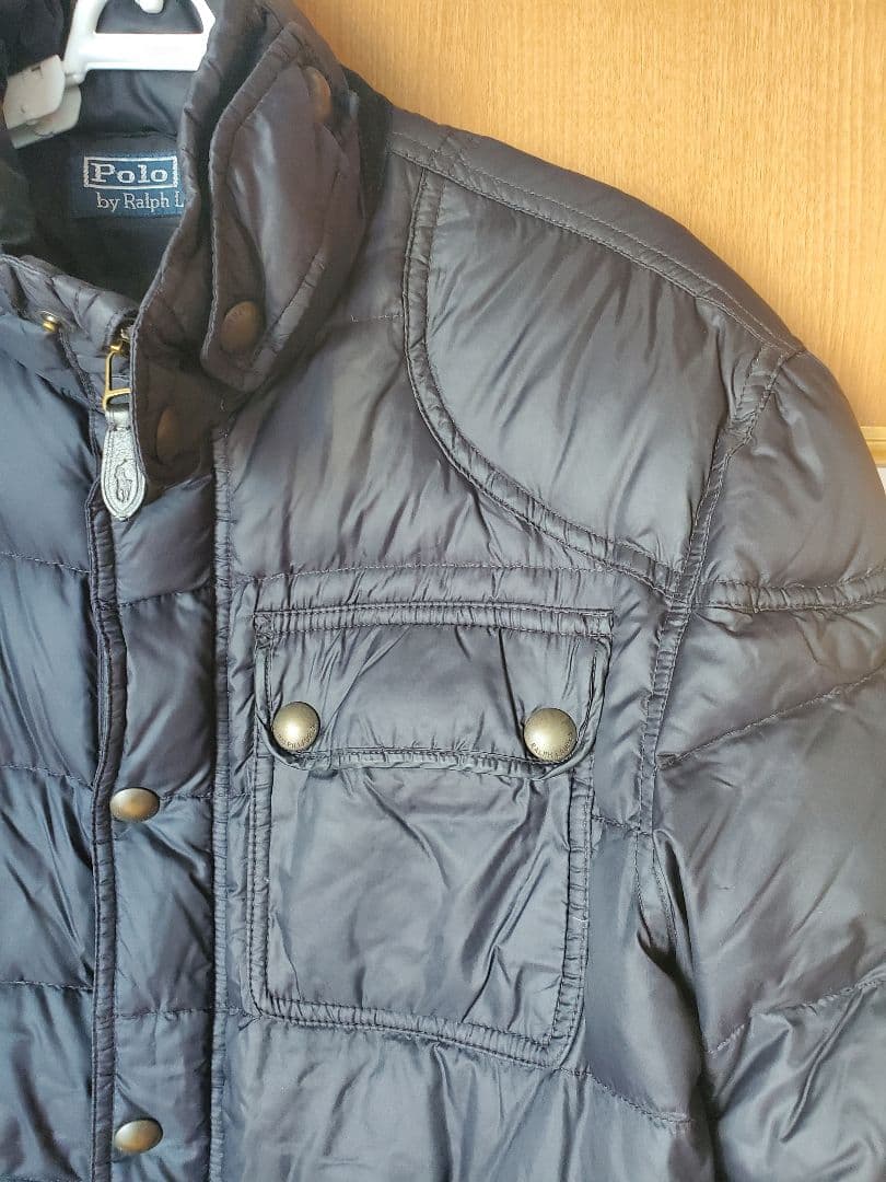 ポロバイラルフローレン ダウンジャケット 90S ネイビー