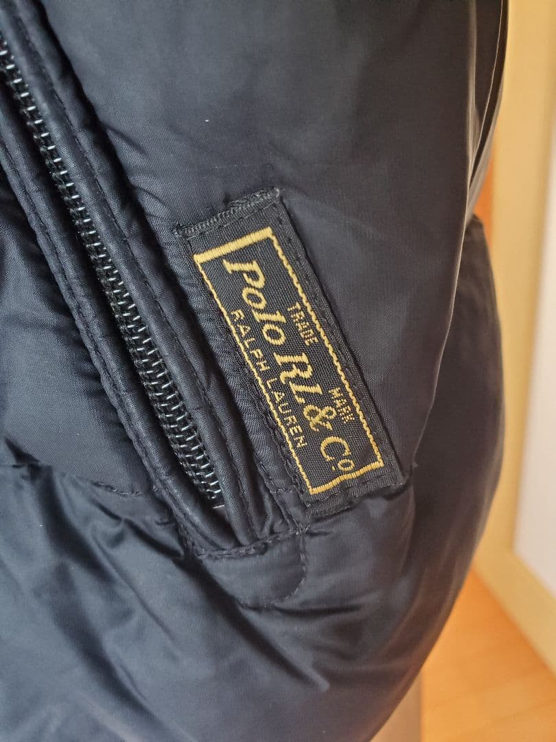 ポロバイラルフローレン ダウンジャケット 90S ネイビー