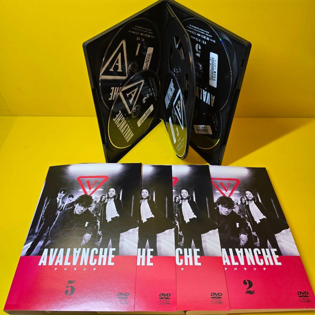 新品ケース交換済み　AVALANCHE アバランチ DVD全5巻