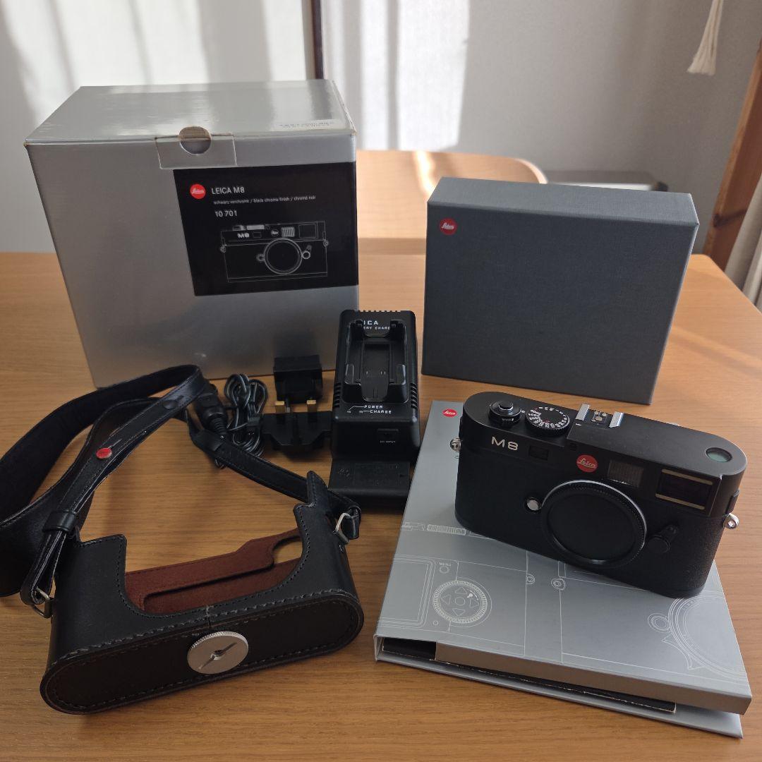 (最終値下げしました)ライカ LEICA M8 撮影枚数3963枚 革ケース付き