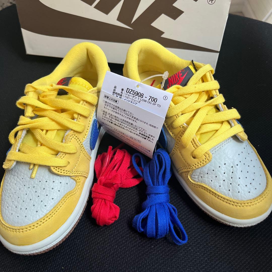 NIKE JORDAN 1 LOW OG カナリー