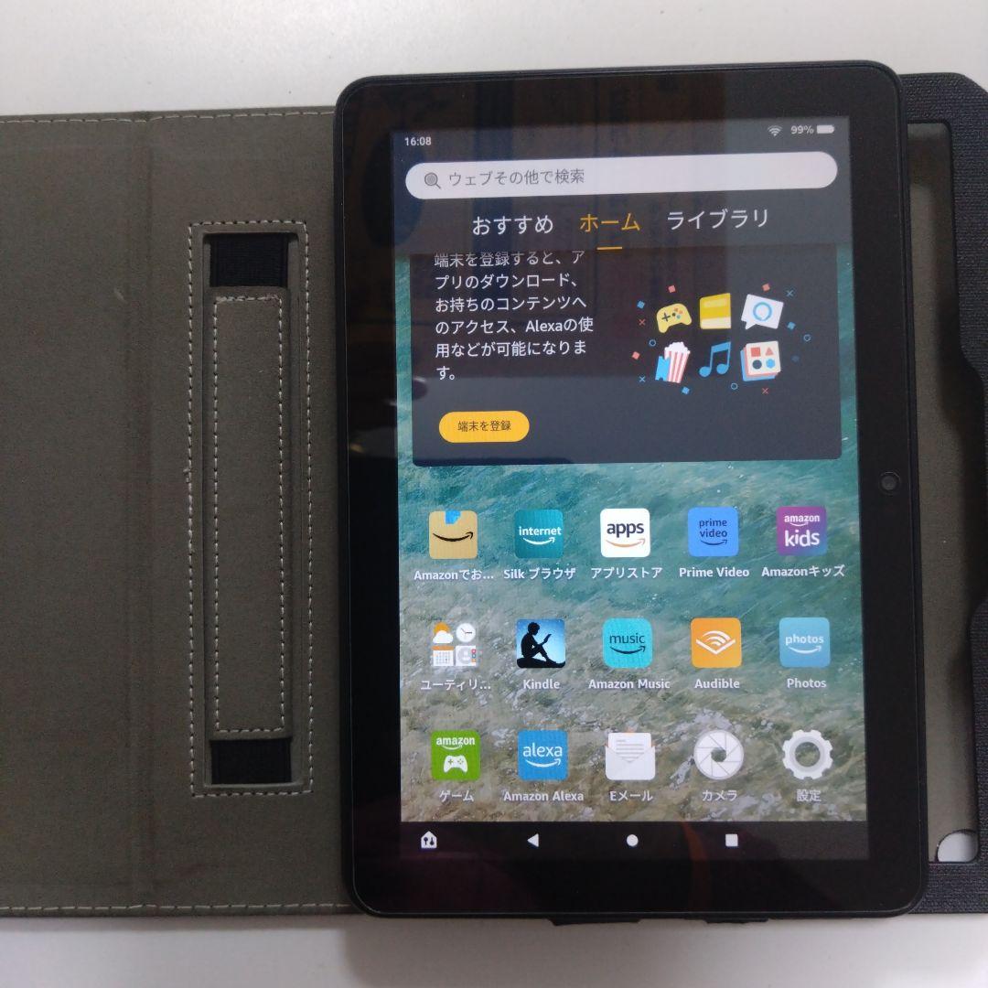 美品 カバー付Amazon Fire HD 8 (第10世代) 32GB