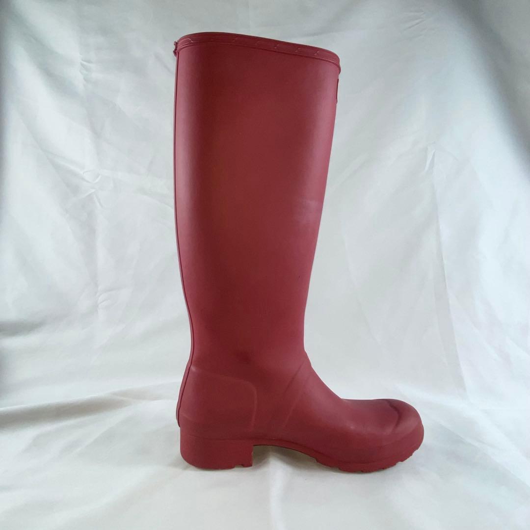 HUNTER ハンター レインブーツ レッド 24