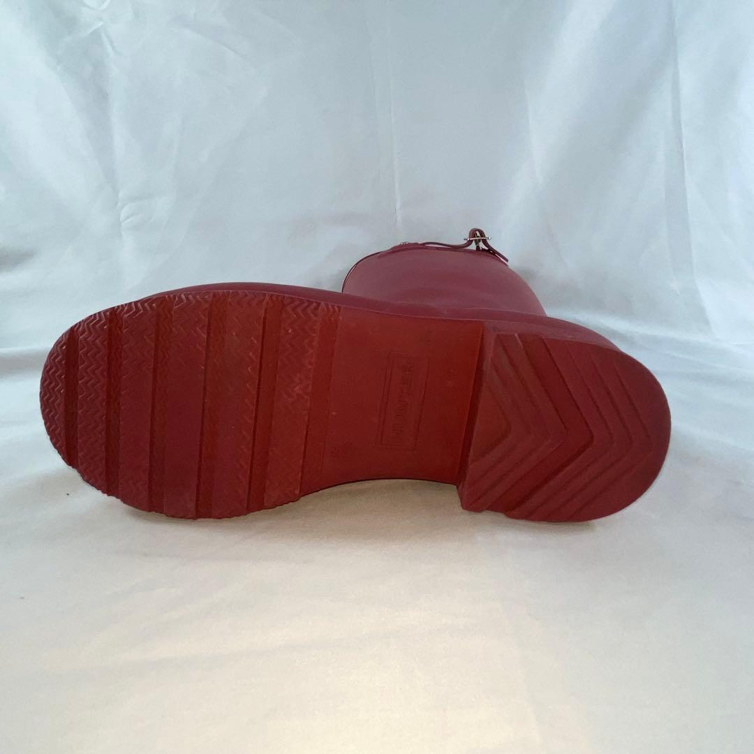 HUNTER ハンター レインブーツ レッド 24