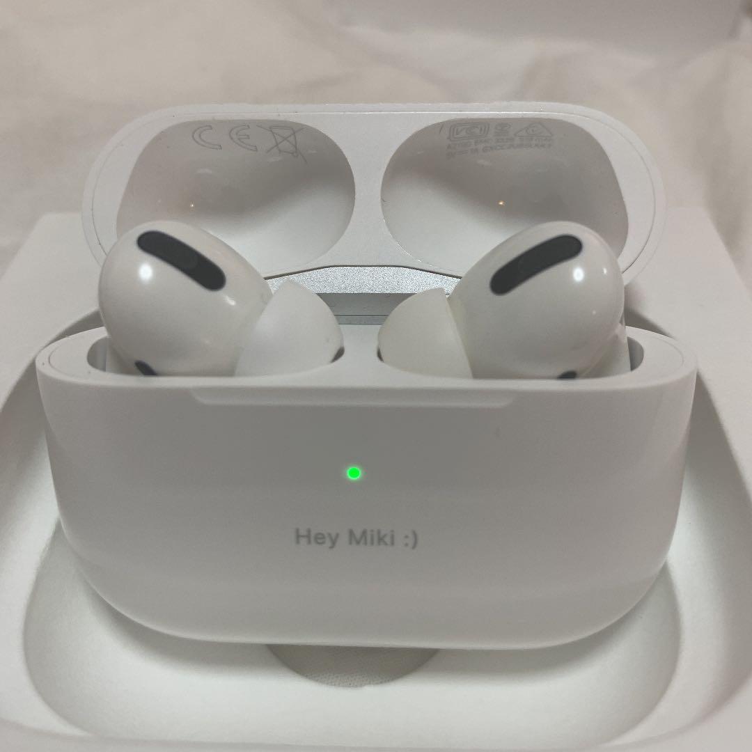 【美品】AirPods Pro イヤホン両耳、充電ケース等セット一式