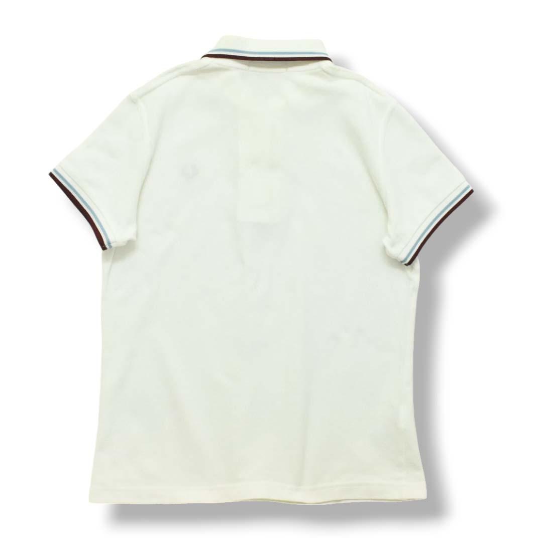 【美品】英国製 フレッドペリー FRED PERRY 半袖 月桂樹 ポロシャツ♪
