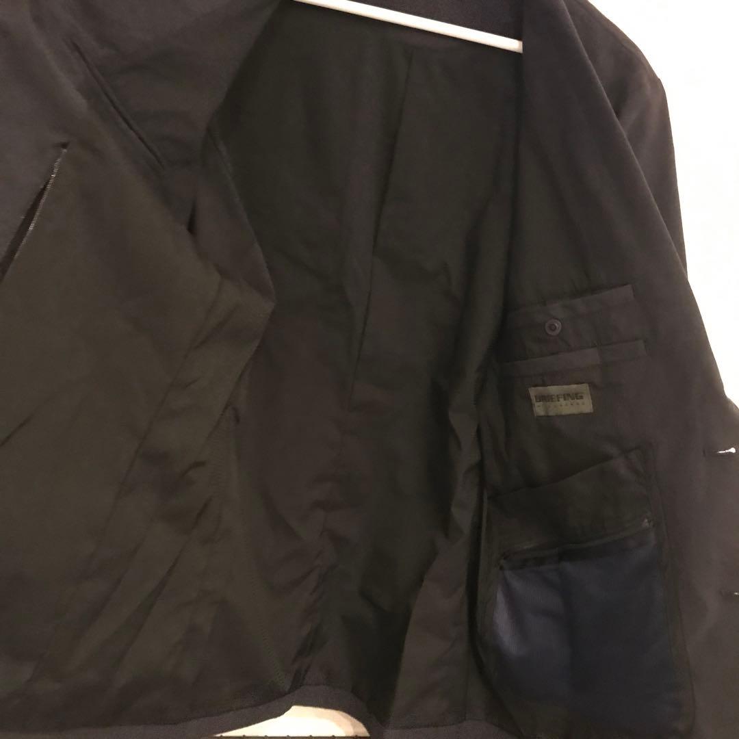 限定コラボ！ナノユニバース×ブリーフィングビジネスジャケットL/別注ブラック