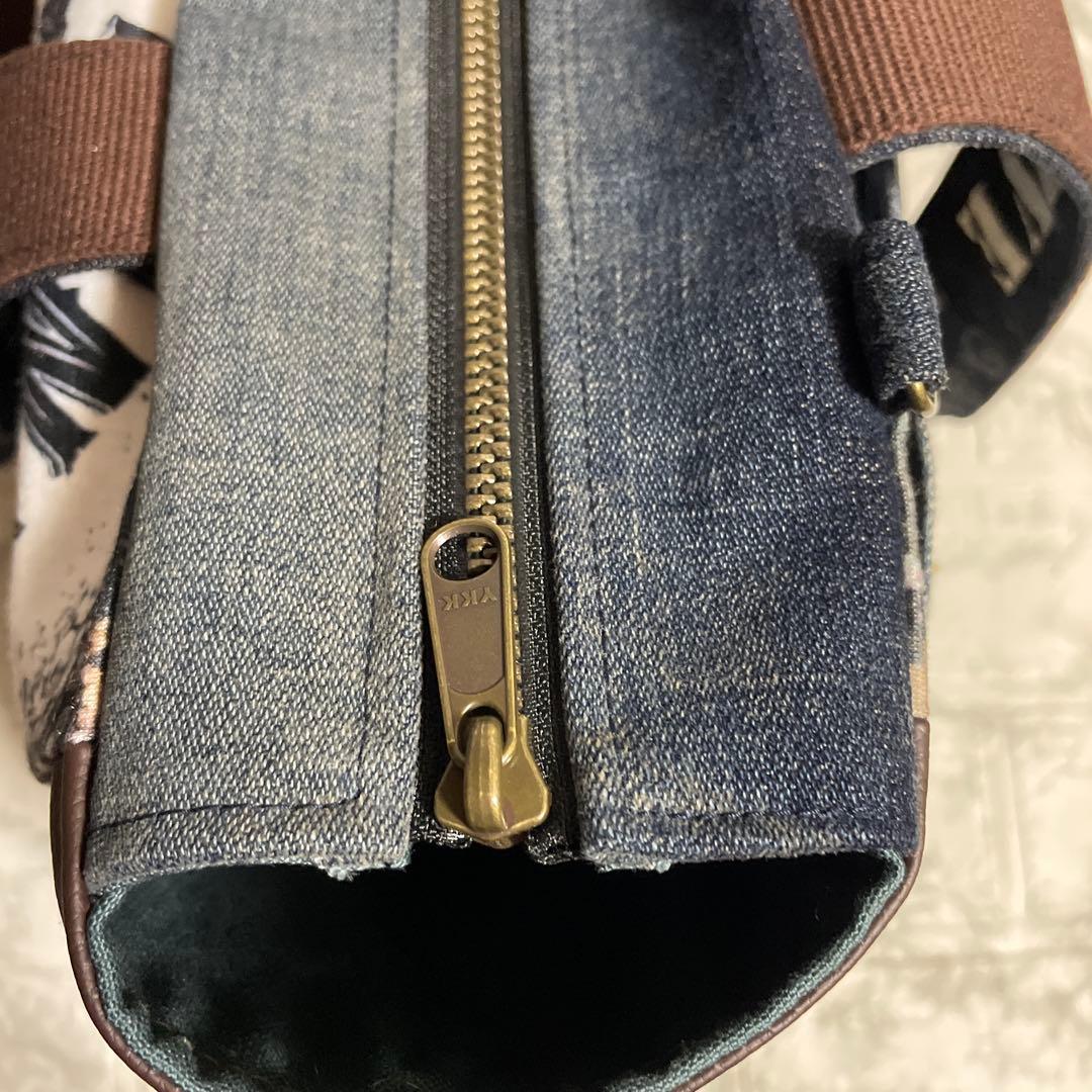 No.467 デニムリメイクバッグ　BIGサイズ　カウスカル　インディアン