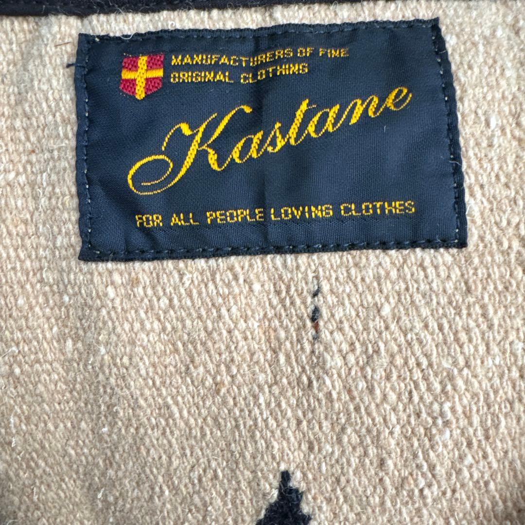 オルテガ幾何学模様 ベージュ チマヨベスト 90s