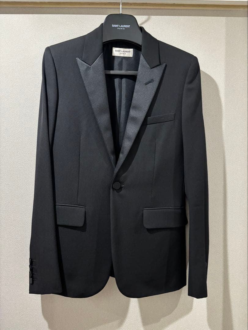 サンローランパリ エディ スモーキング ジャケット 42
