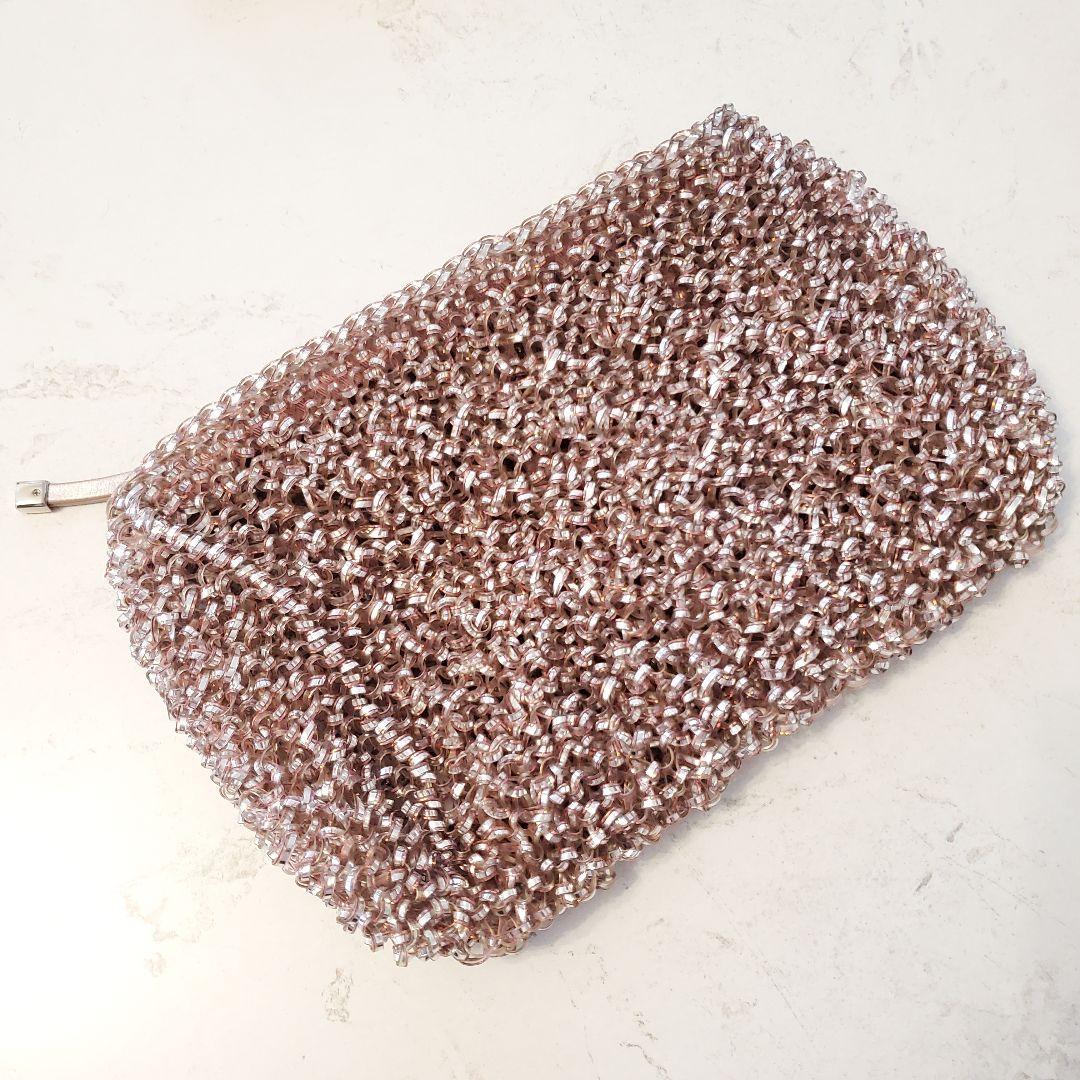 ピンク ローズ クラッチバッグ ショルダーバッグ