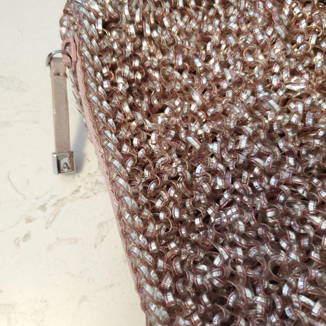 ピンク ローズ クラッチバッグ ショルダーバッグ