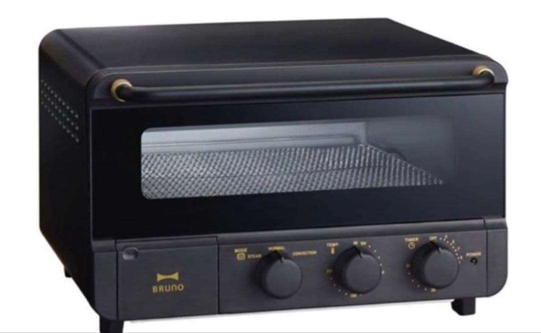 BRUNO ブラック BOE067-BK スチーム＆ベイクトースター