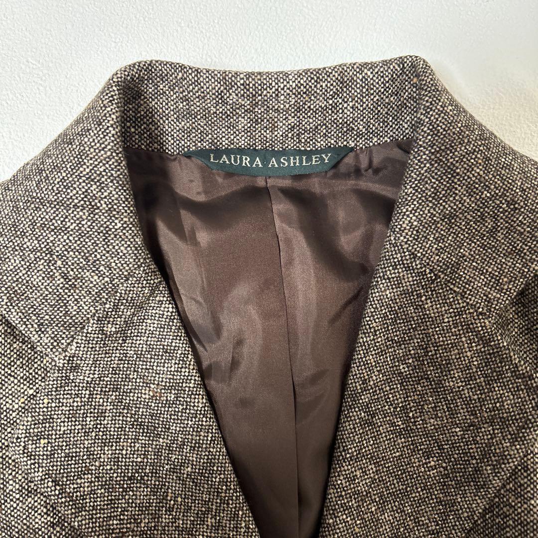 新品✨ローラアシュレイ　ツイード　スーツ　セットアップ　テーラードジャケット9号