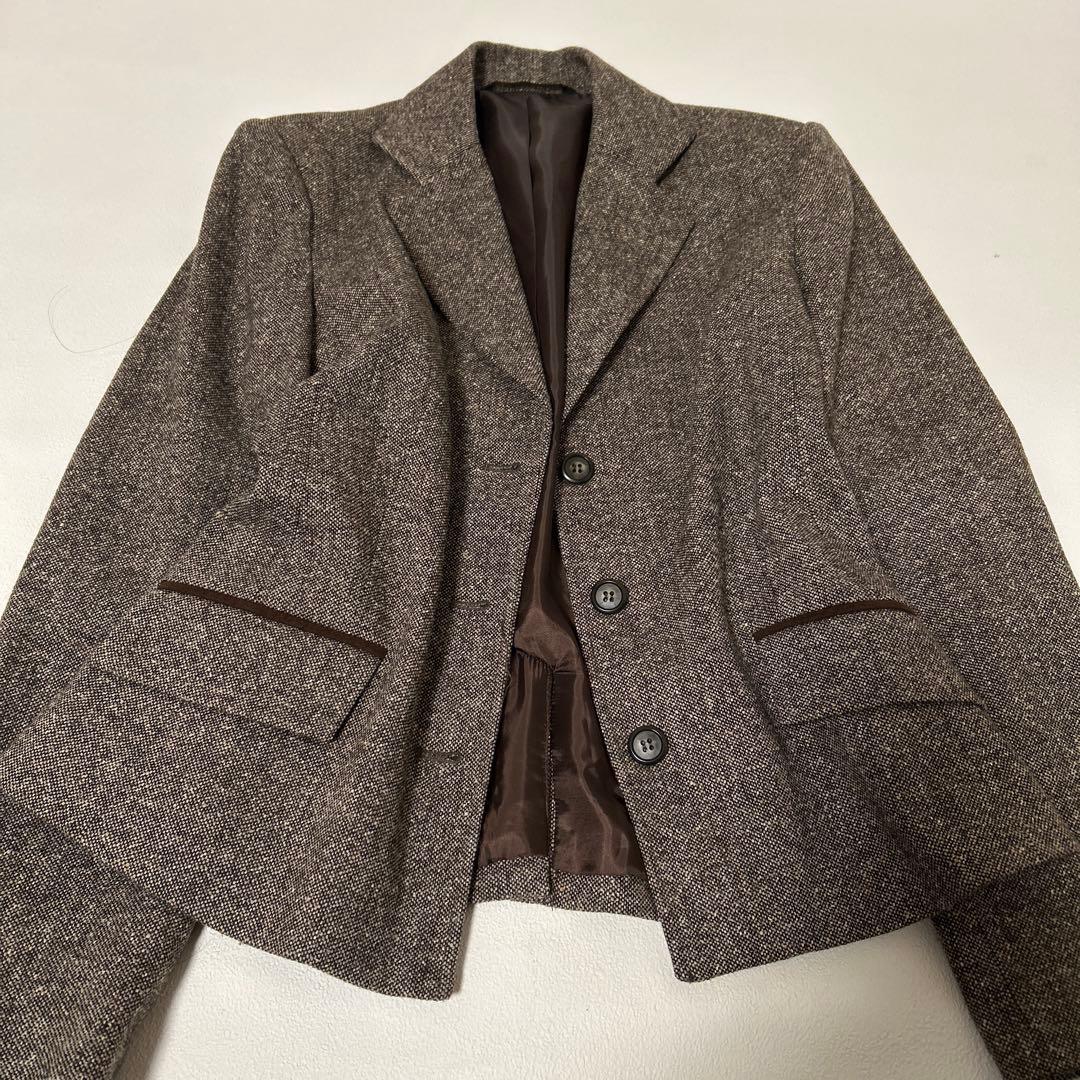 新品✨ローラアシュレイ　ツイード　スーツ　セットアップ　テーラードジャケット9号