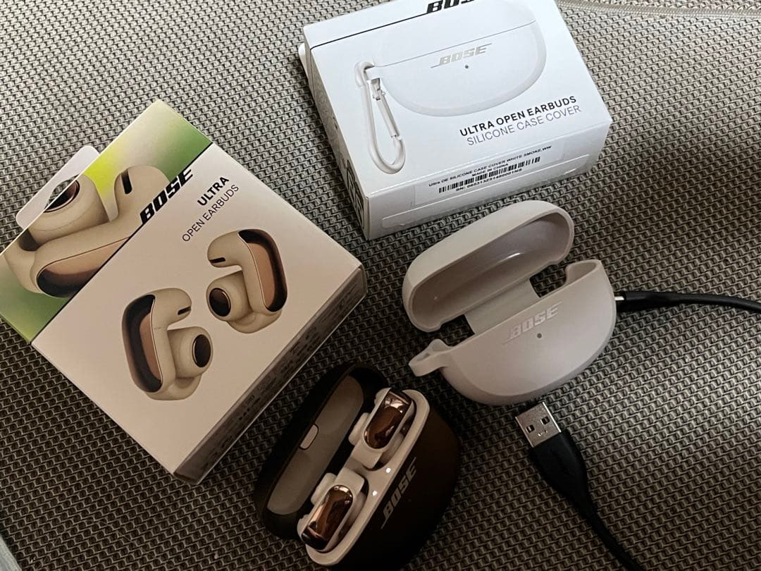 Bose Ultra Open Earbuds、カバーセット　美品