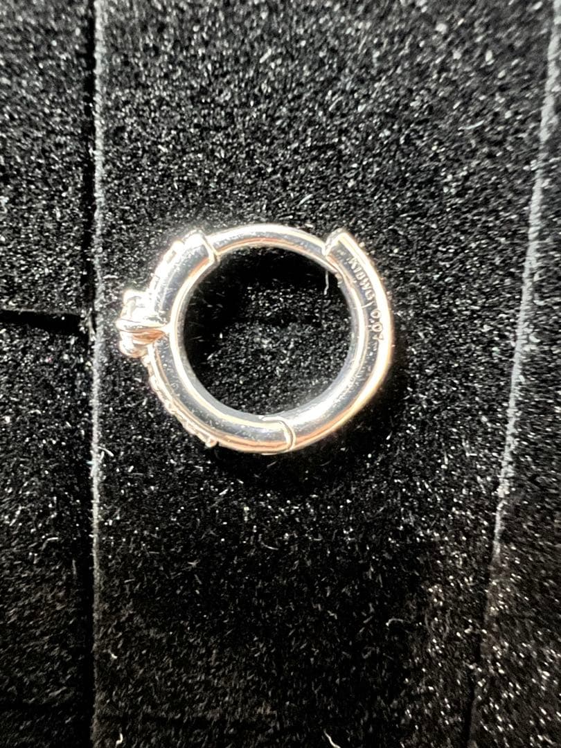 PRMAL プライマル フープミクスチャダイヤモンドイヤリングS シングル