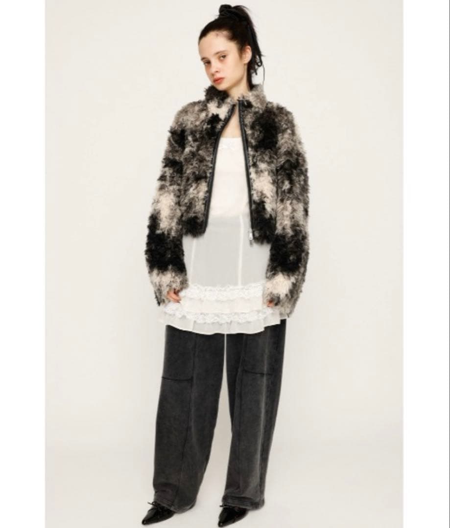 SLY CURLED BOA BZ カールド ボア ブルゾン 冬服　秋冬