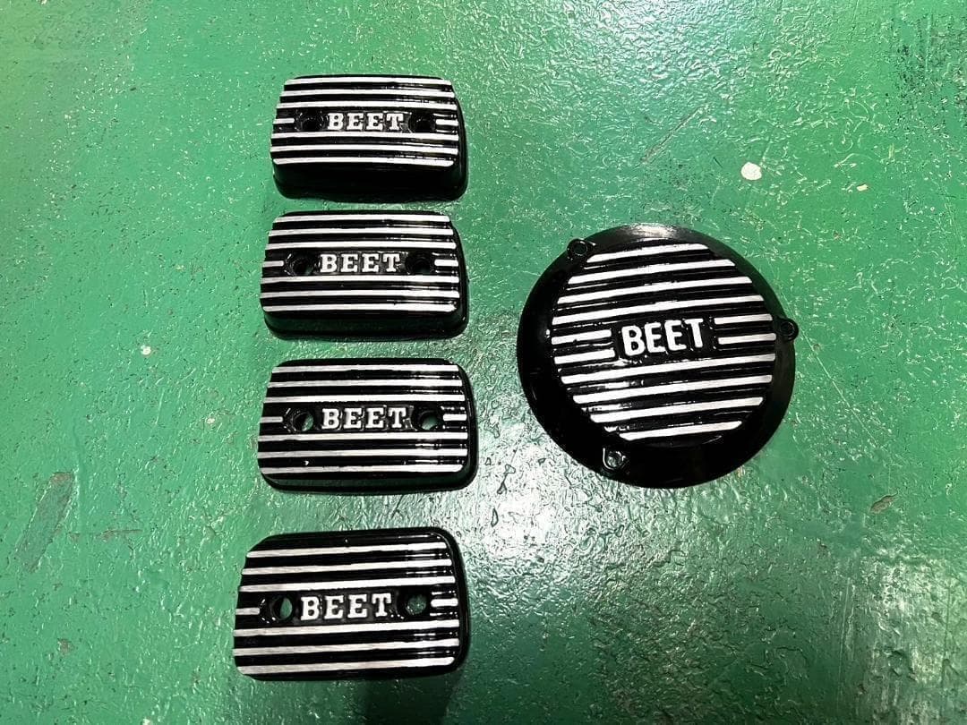 ☆彡中古　美品　ザリ　カム　ポイント　カバーセット　削り黒　ロゴ有②