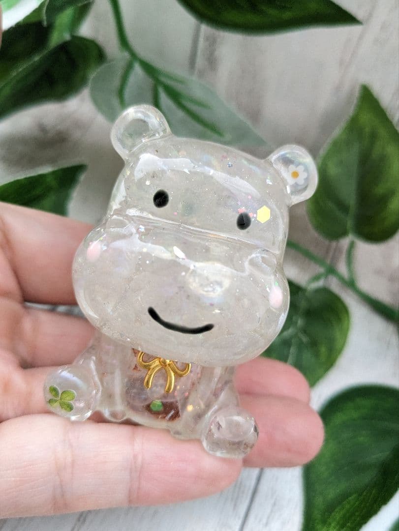 【yucco89】エンジェルオーラクォーツのかばちゃん形オルゴ☆他２点