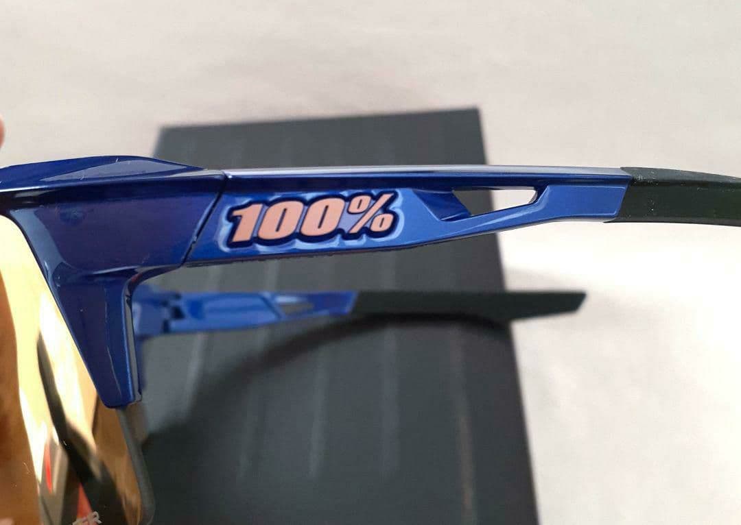 100% SPEEDCRAFT コバルトブルー ワンハンドレッド サングラス