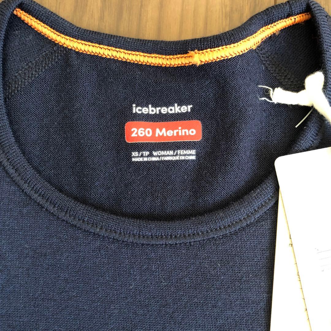icebreaker 260 Merino 長袖シャツ S 新品レディース