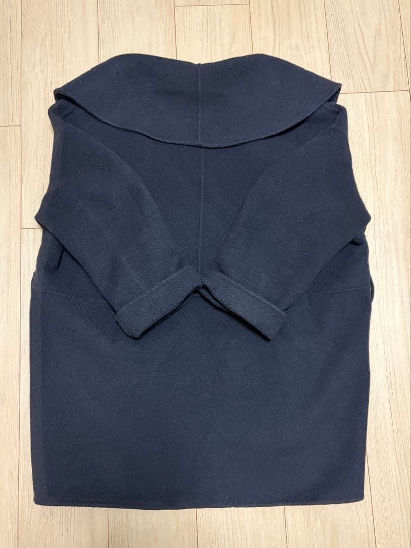 quaranciel: カランシエル リバー ケープ コート ブラック