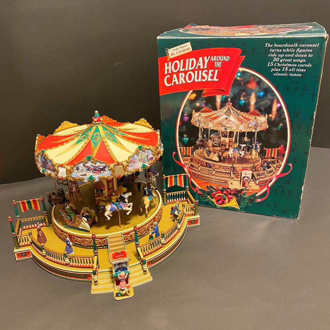 【超美品・完動品】Mr.Christmas ミスタークリスマス メリーゴーランド