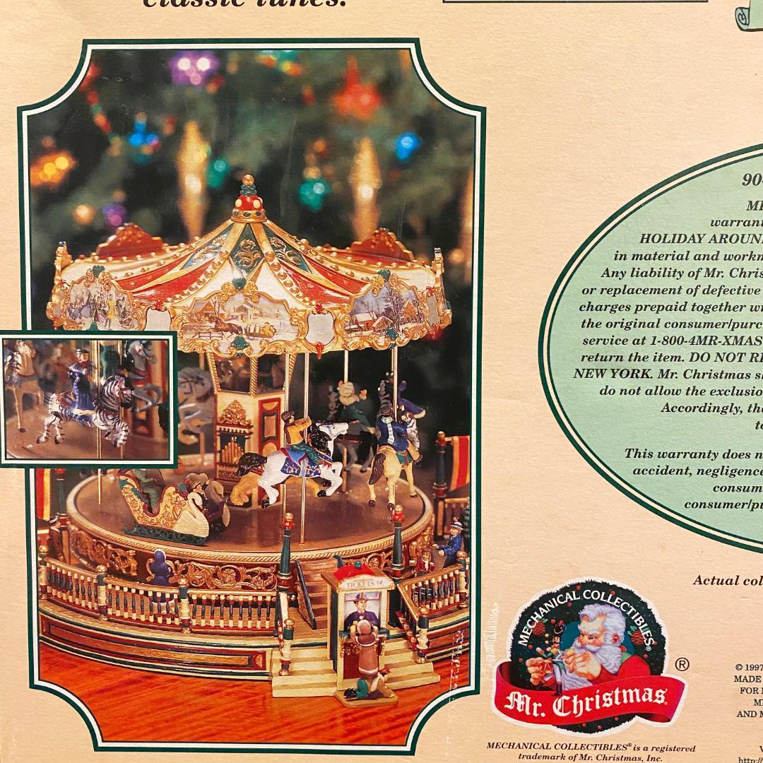 【超美品・完動品】Mr.Christmas ミスタークリスマス メリーゴーランド