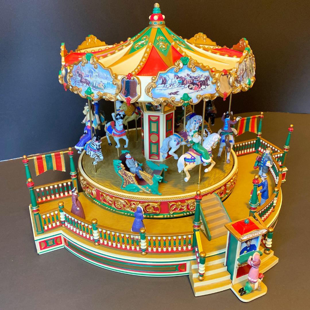 【超美品・完動品】Mr.Christmas ミスタークリスマス メリーゴーランド