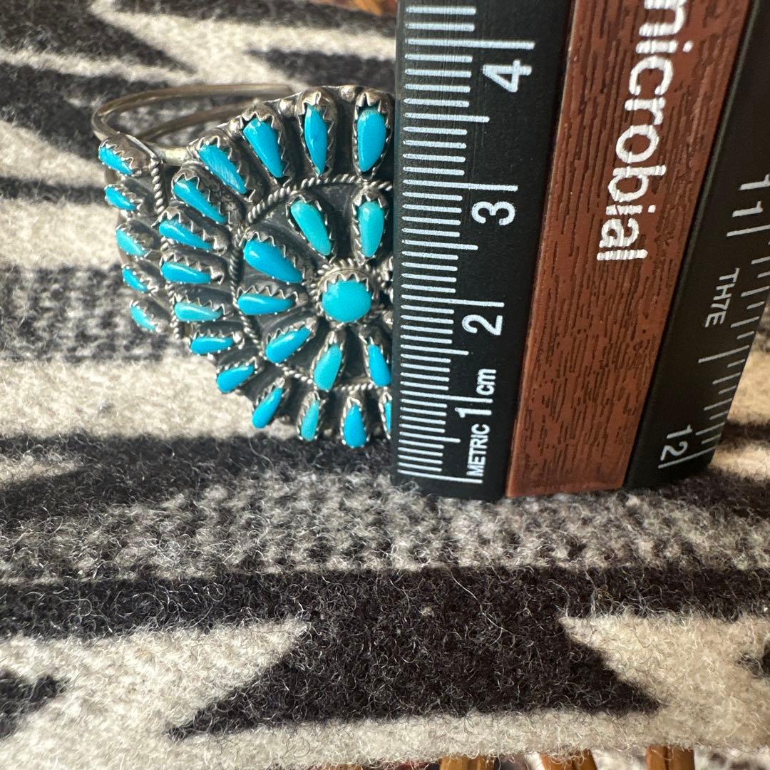 インディアンジュエリー Navajo ナバホ族 シルバーターコイズバングル